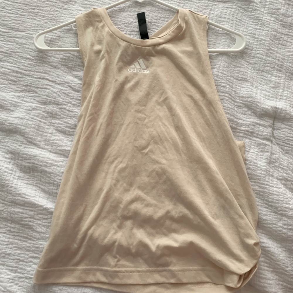 Tan adidas tank